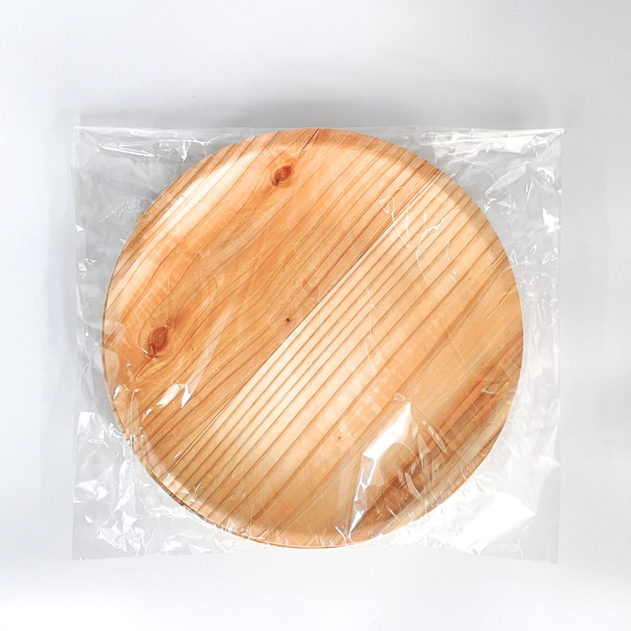 【免疫加工商品】杉トレー(10枚入り・丸型)