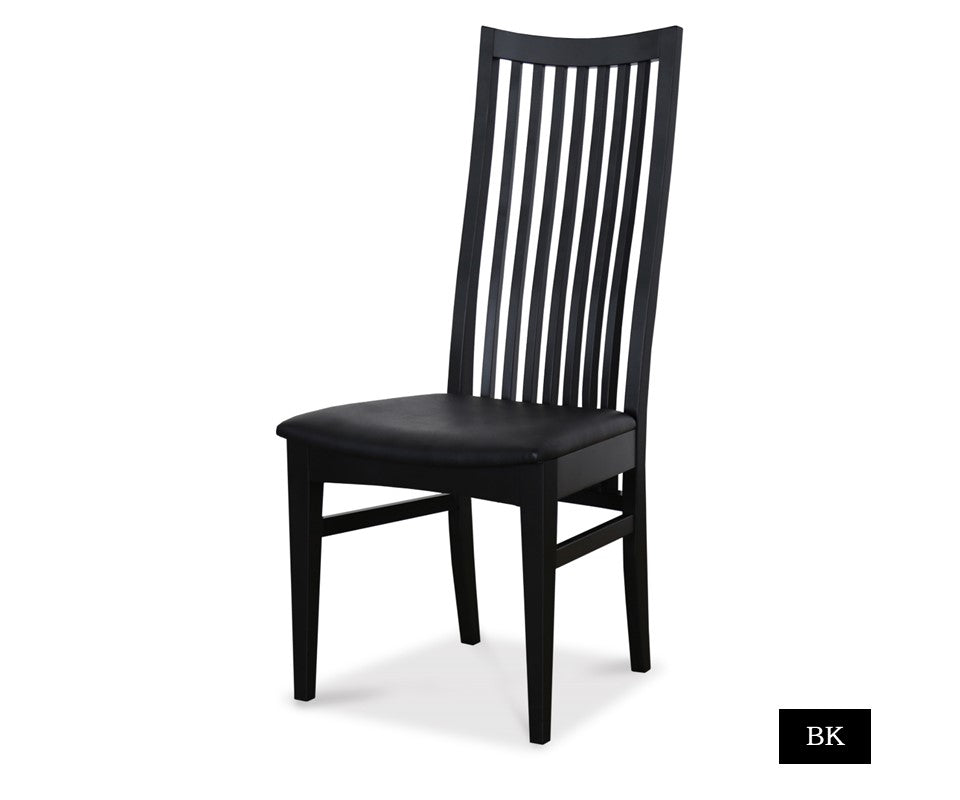 【免疫加工商品】【家具】【日本製】【チェア】【送料無料】【大川市】メトロ　BK　ビーチ無垢　チェア　ダイニングチェア　ハイバック　国産　大川