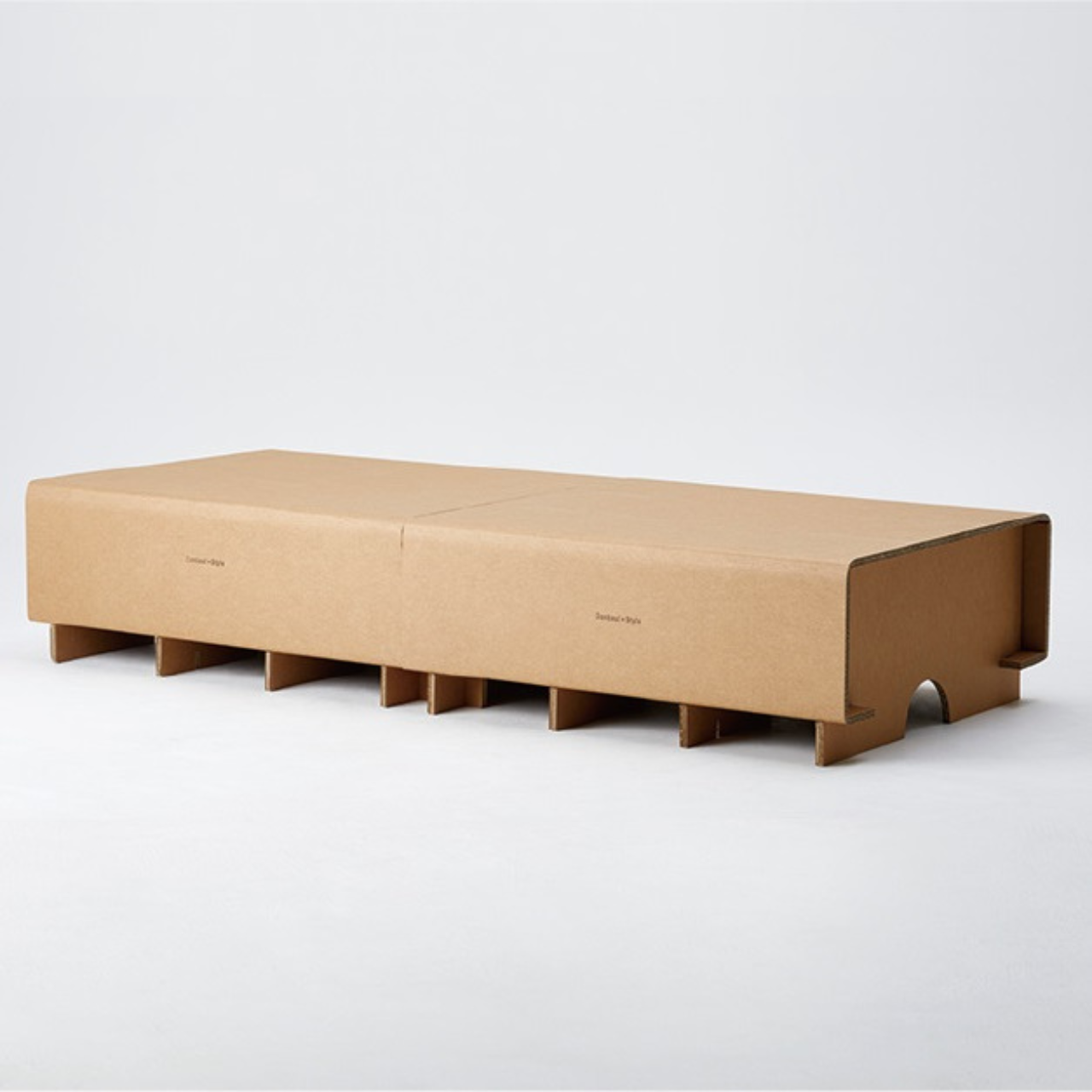 【送料無料】強化ダンボール　ダンボール家具　Danbaul×Style　ベッド