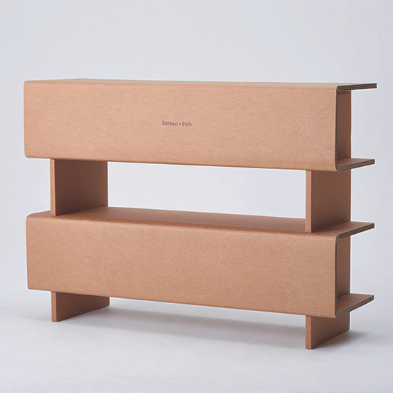 【送料無料】強化ダンボール　ダンボール家具　Danbaul×Style　クシシェルフ1050
