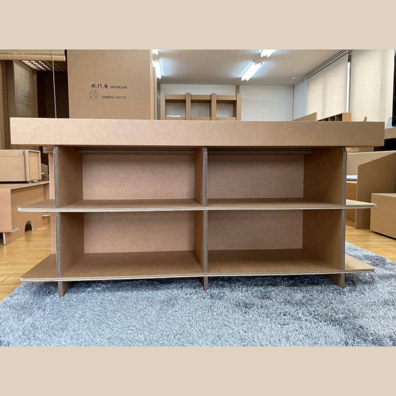【送料無料】強化ダンボール　ダンボール家具　展示会ブースカウンター